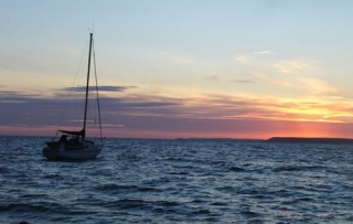  令人叹为观止的日落 